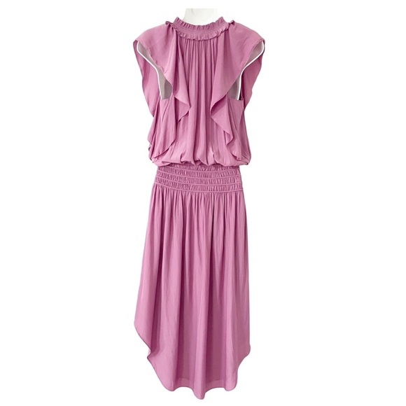 Ramy Brook Wren Flutter Sleeve Dress Mauve size XS - Picture 4 of 12